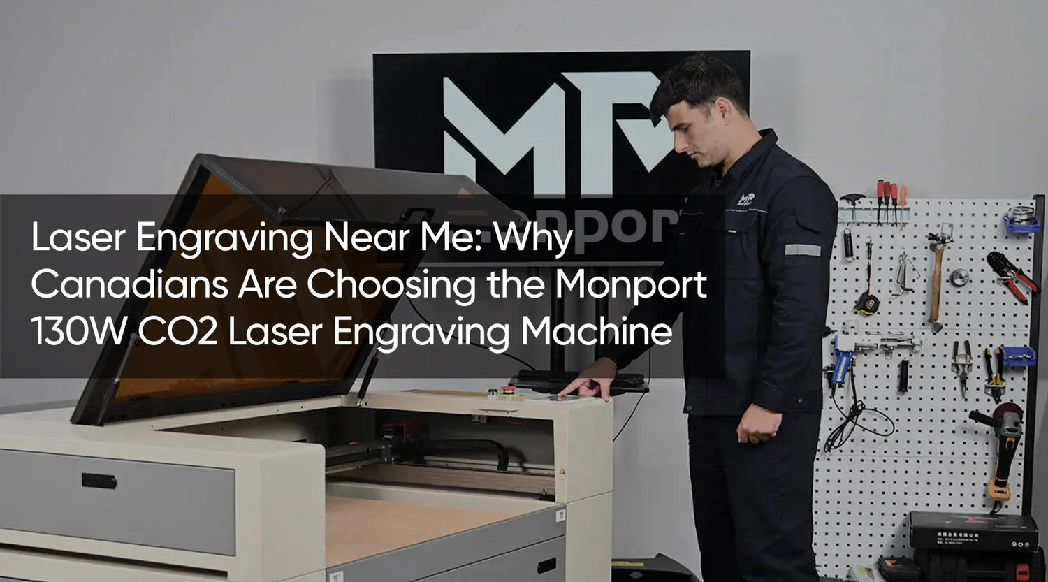 Laser Engraving Near Me: Why Canadians Are Choosing the Monport 130W CO2 Laser Engraving Machine
