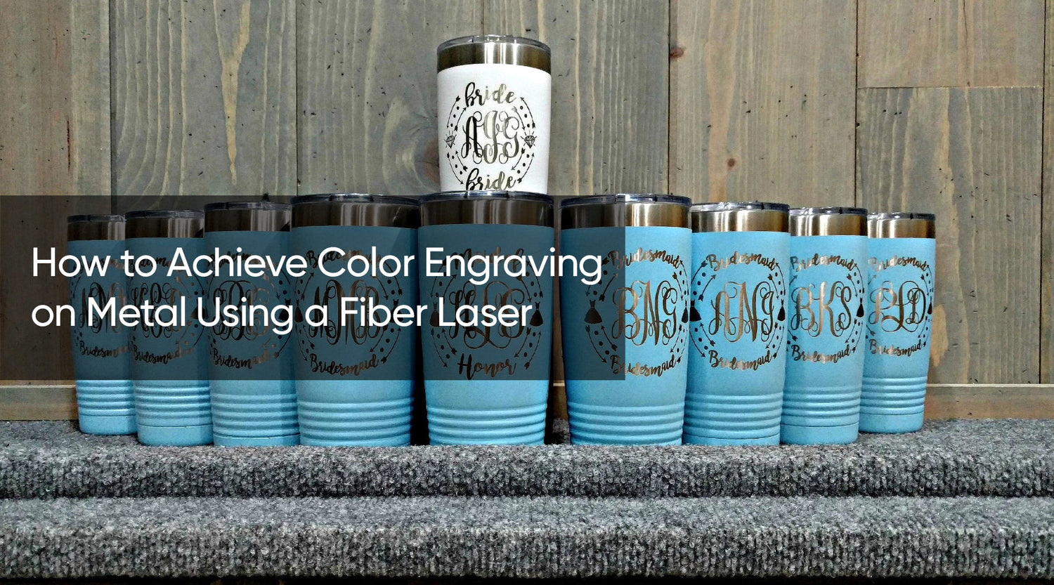 color laser engraving on metal