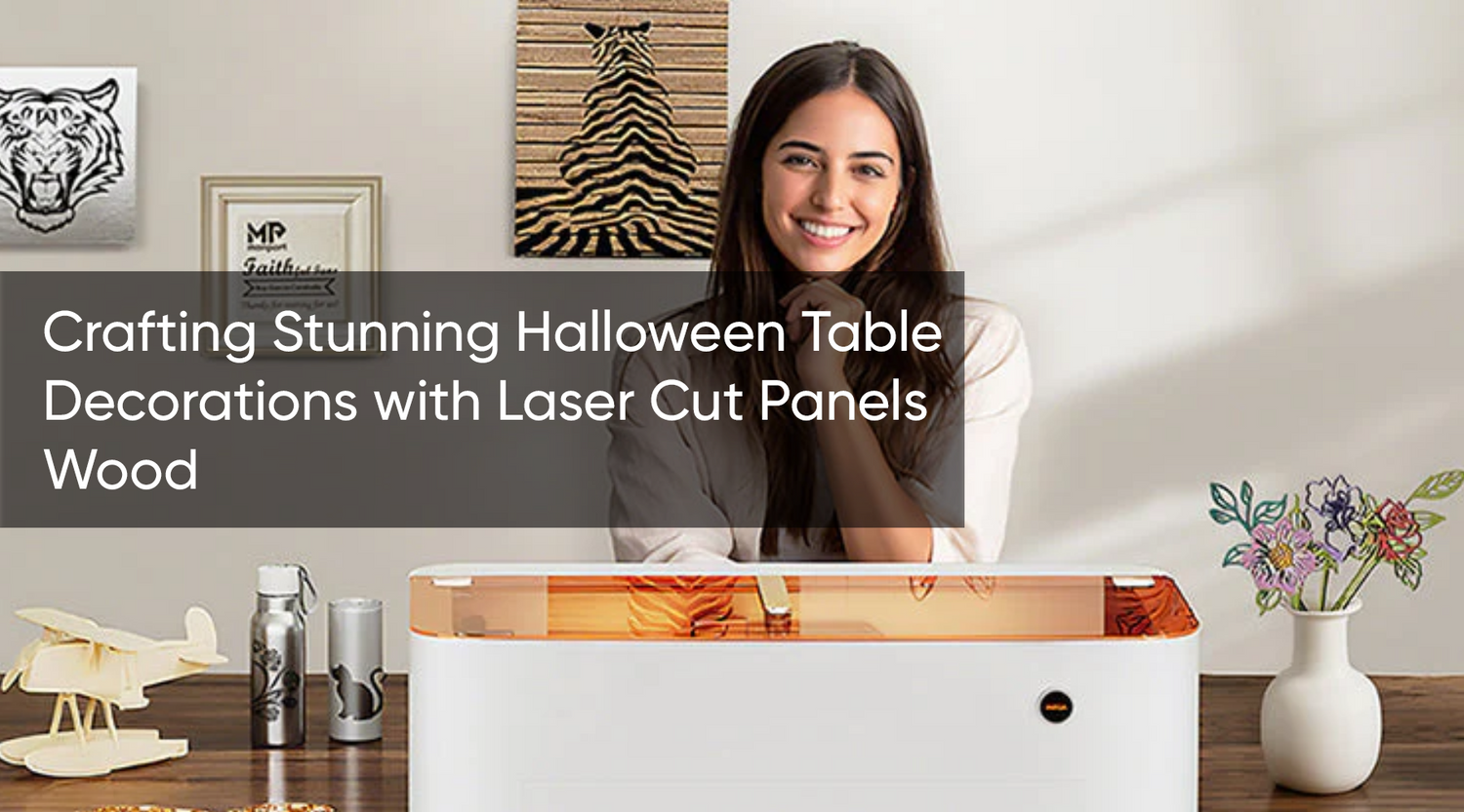 Crafting Stunning Halloween Table Decorations with Laser Cut Panels Wood
