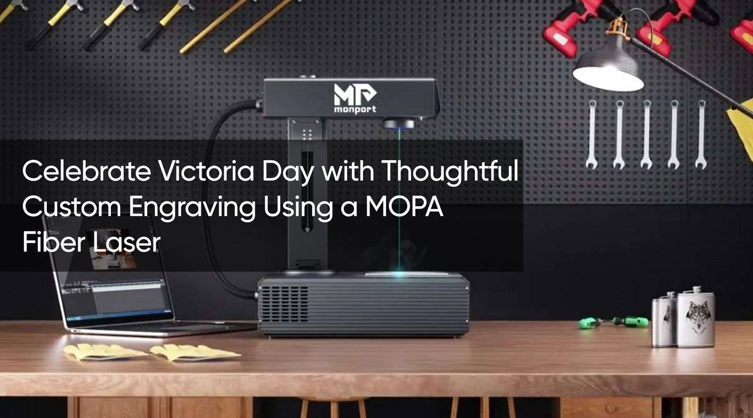 Celebrate Victoria Day with Thoughtful Custom Engraving Using a MOPA Fiber Laser