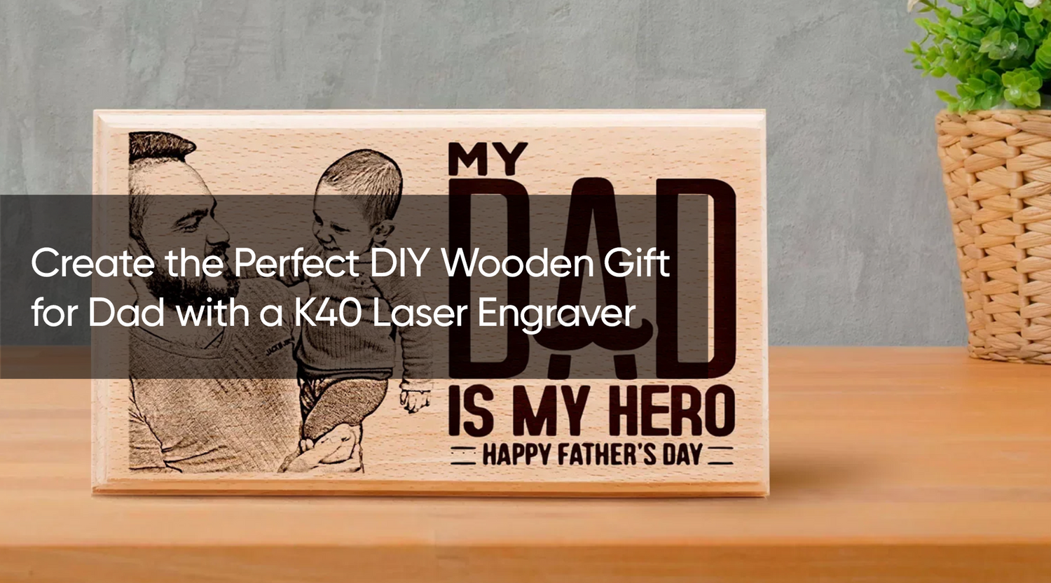 DIY Wooden gift for dad