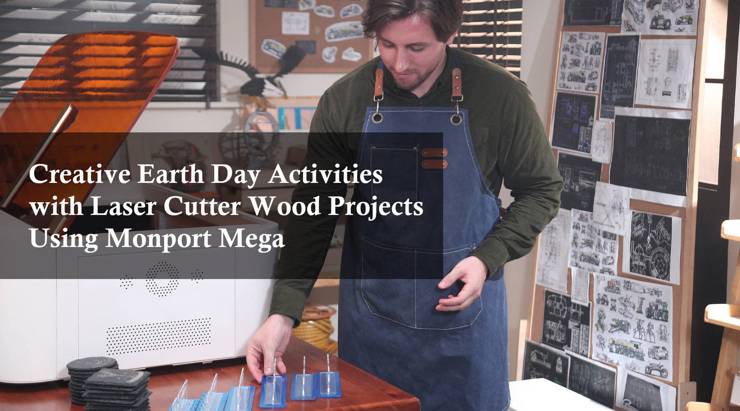 Creative Earth Day Activities with Laser Cutter Wood Projects Using Monport Mega