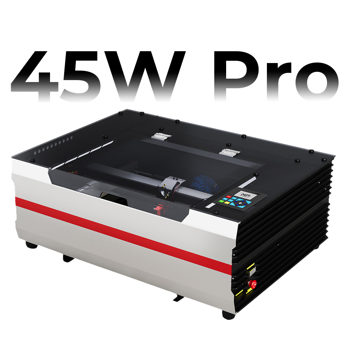 Monport Reno45 Pro 45W Desktop CO2 Laser Engraver & Cutter (16" X 12") with Semi-Autofocus and Free Lightburn