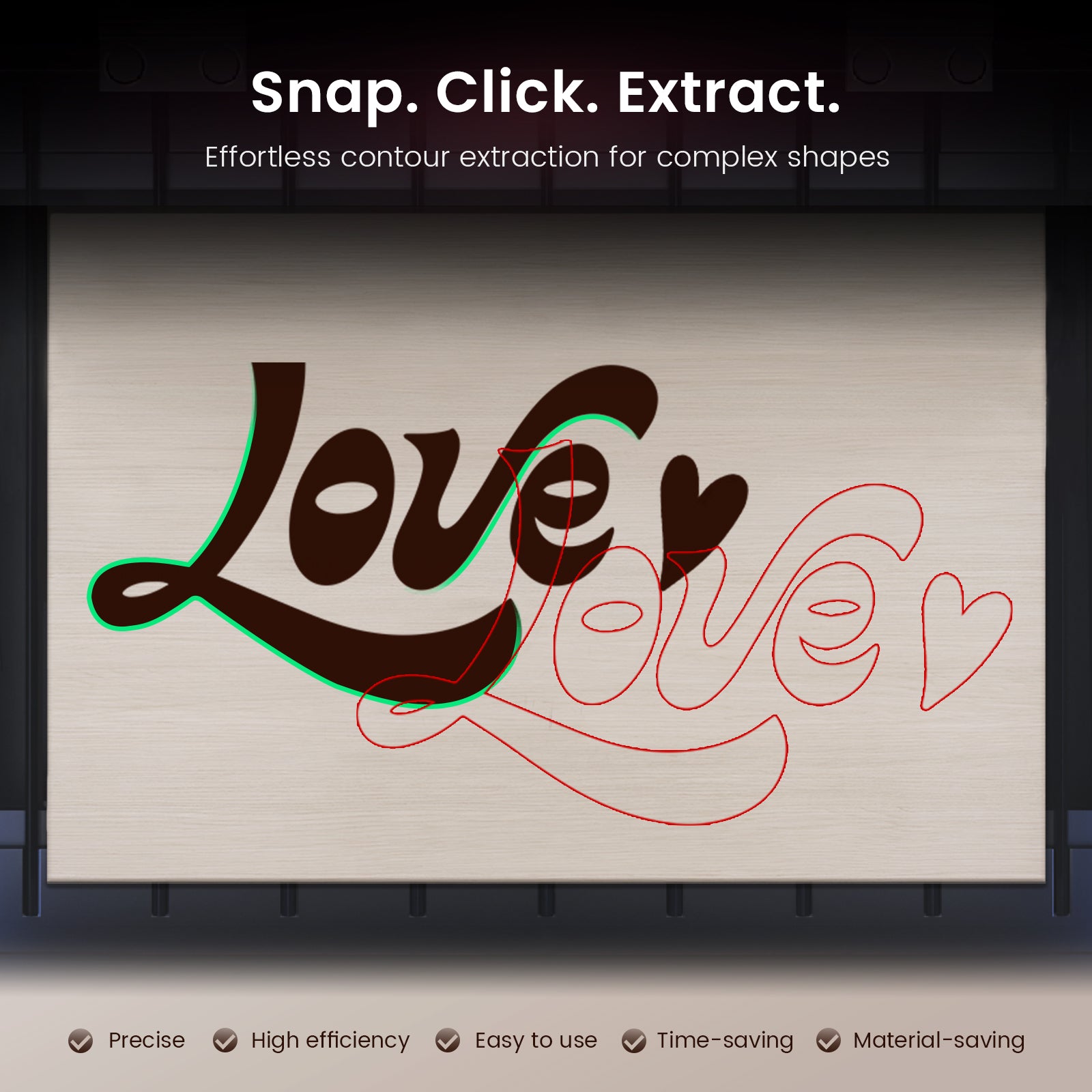 Monport Reno45 Pro Vision 45W Desktop CO2 Laser Engraver & Cutter (16" X 12") with 8MP HD Camera and Magnetic Assisted Autofocus