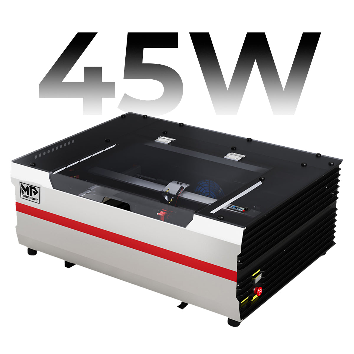 Monport Reno45 45W Desktop CO2 Laser Engraver & Cutter (16" X 12") with Semi-Autofocus