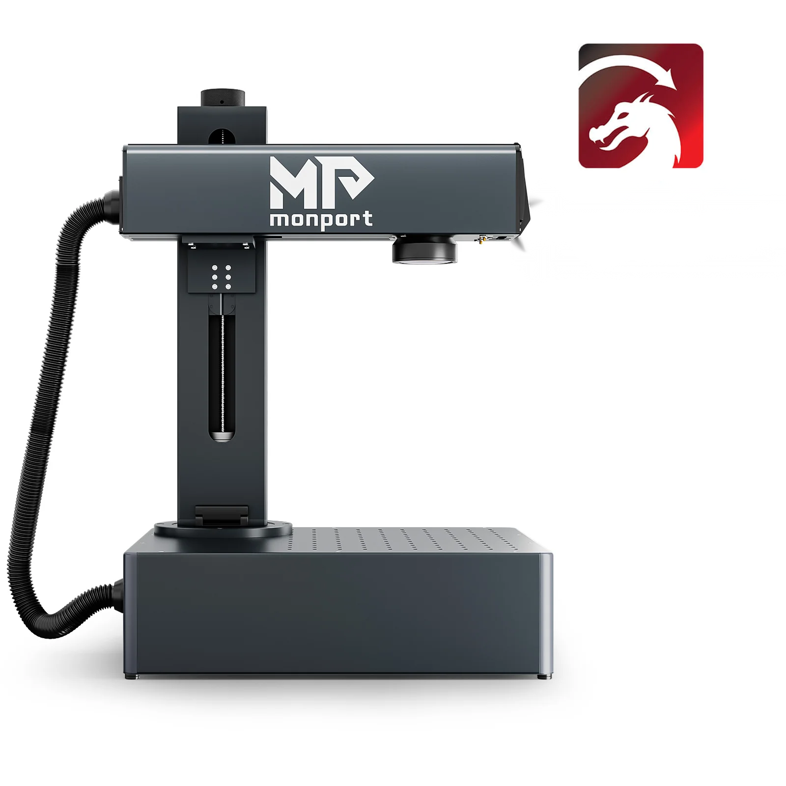 Monport GA 30W Upgraded Integrated MOPA Fiber Laser Engraver & Marking Machine with Auto Focus and Free Lightburn