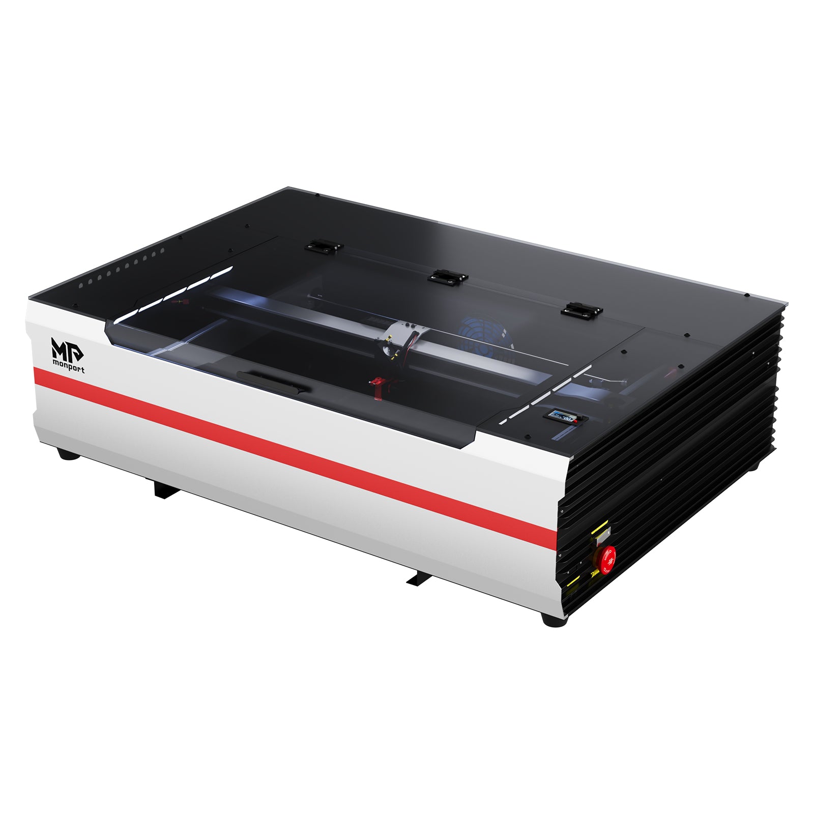 Monport Reno65 65W Desktop CO2 Laser Engraver & Cutter (24" X 16") with Magnetic Assisted Autofocus and Free Lightburn