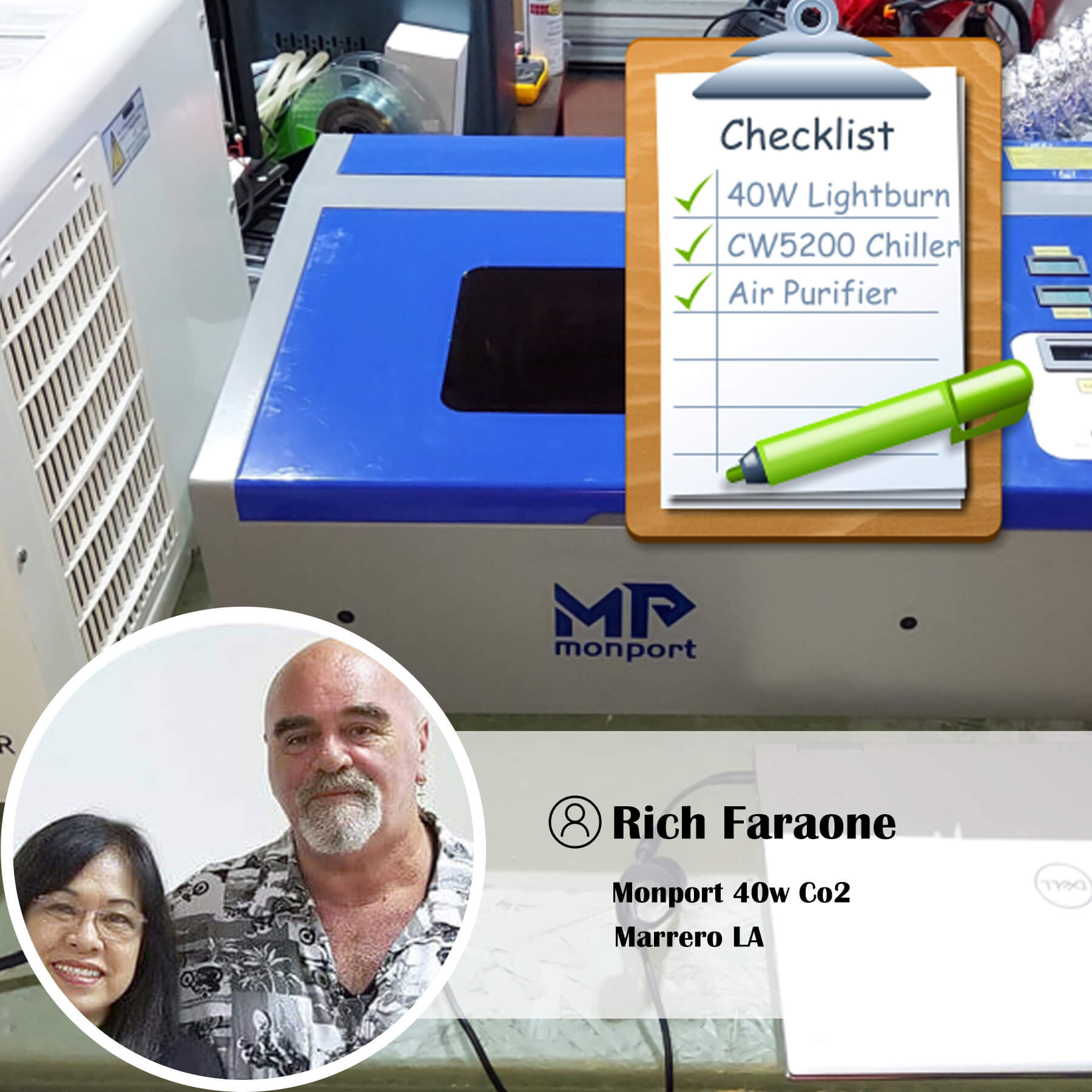 DEMO ROOM HOST - Rich Faraone -Marrero LA