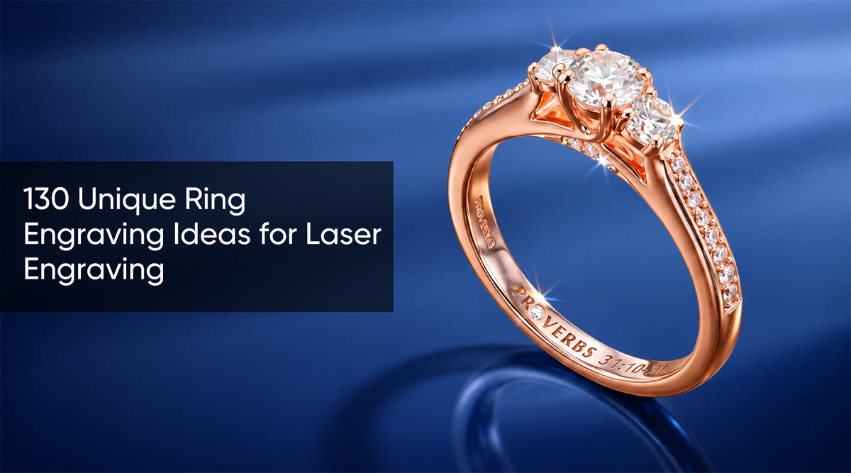 130 Unique Ring Engraving Ideas for Laser Engraving