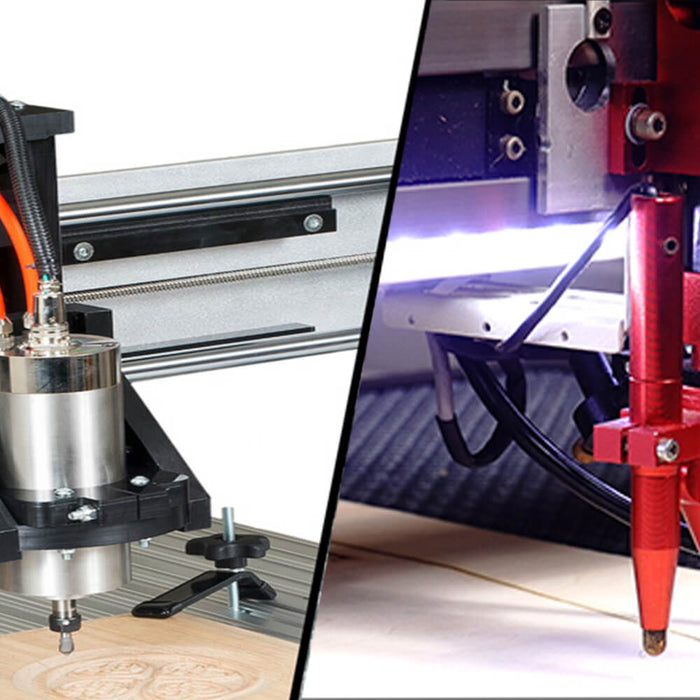 what is the difference abaetween the laser engraver machine and cnc engraver machine