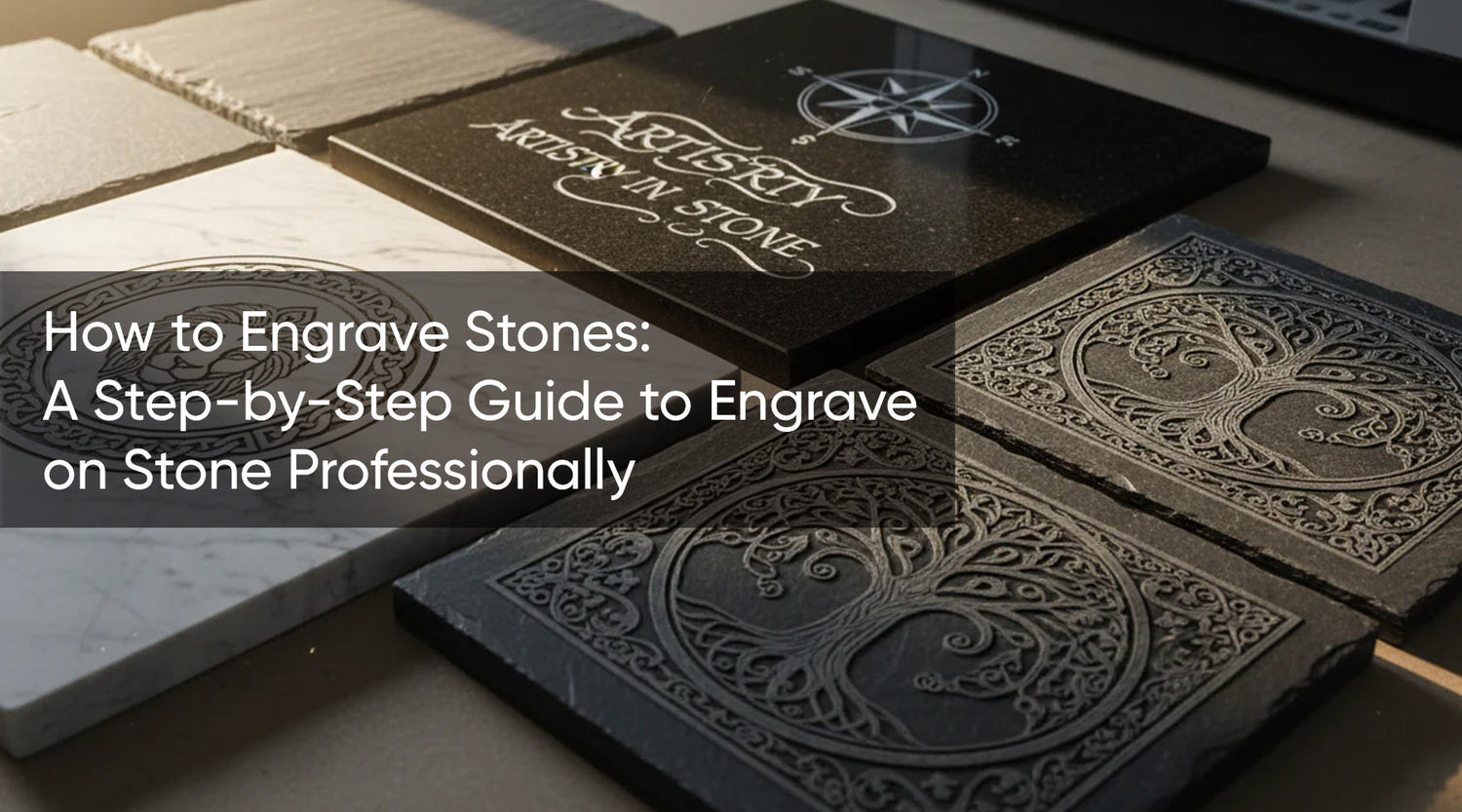 how to engrave stone
