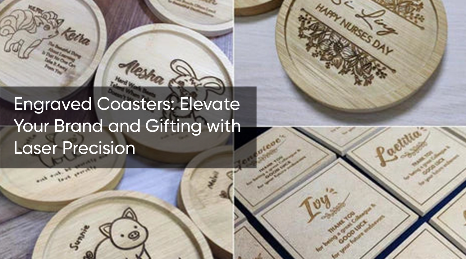 Engraved Coasters: Elevate Your Brand and Gifting with Laser Precision