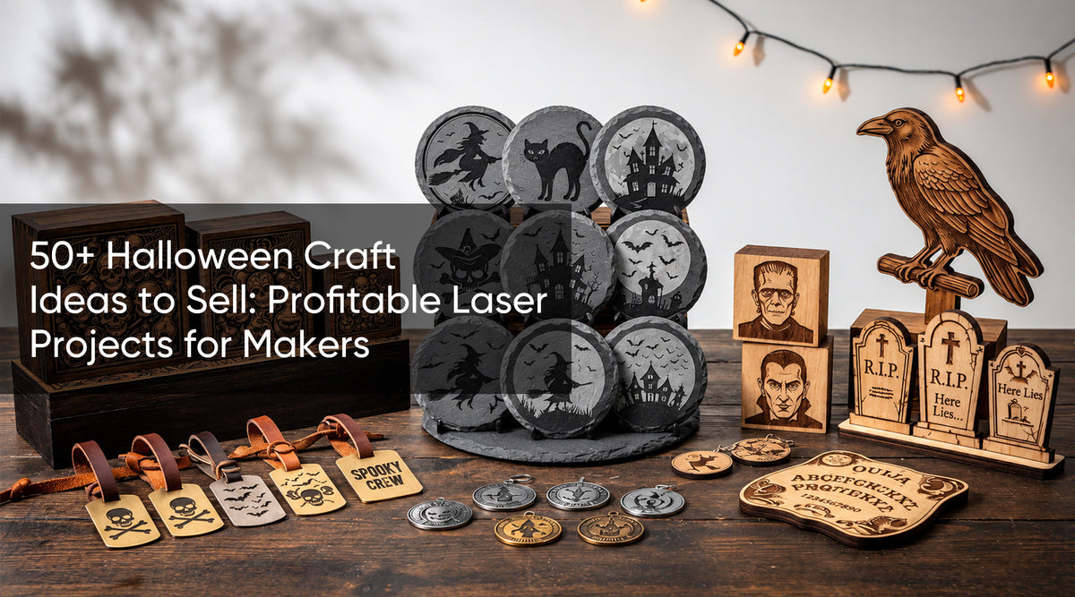 50+ Halloween Craft Ideas to Sell: Profitable Laser Projects for Makers