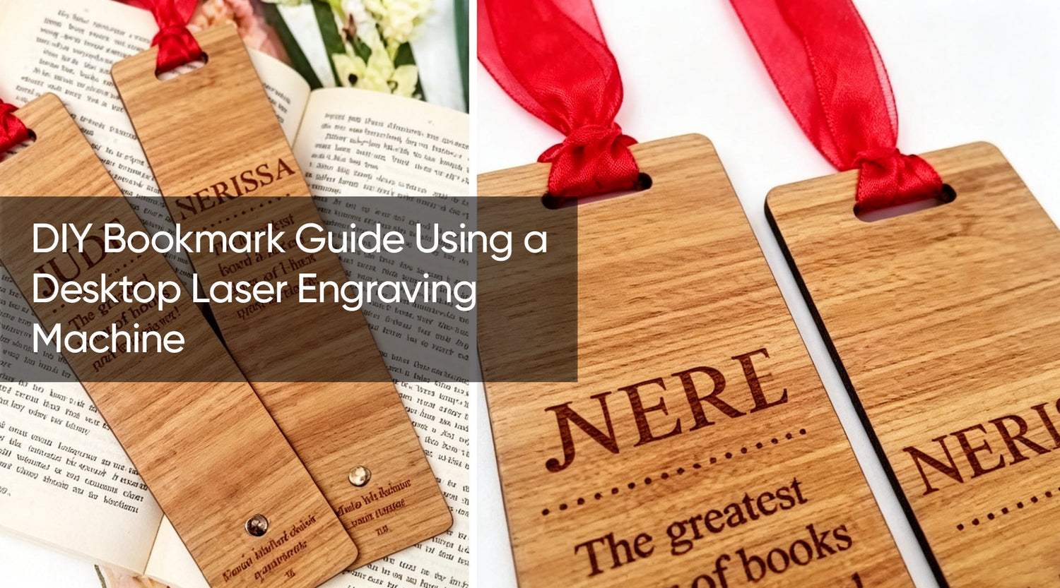 DIY Bookmark Guide Using a Desktop Laser Engraving Machine