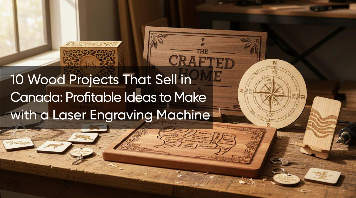 10 Wood Projects That Sell in Canada: Profitable Ideas to Make with a Laser Engraving Machine