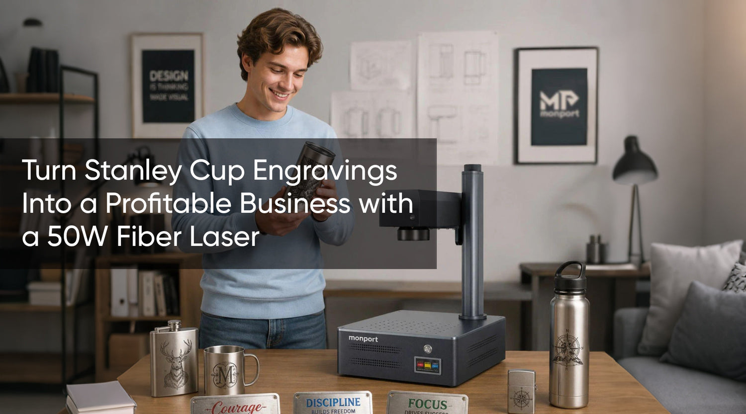 Turn Stanley Cup Engravings Into a Profitable Business with a 50W Fiber Laser