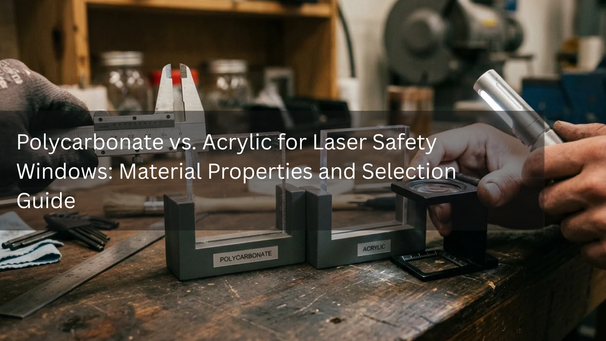 Polycarbonate vs. Acrylic for Laser Safety Windows: Material Properties and Selection Guide