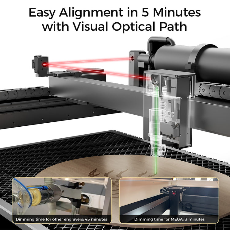 Monport Mega: The World's Premier 70W Intelligent Desktop Engraving Machine