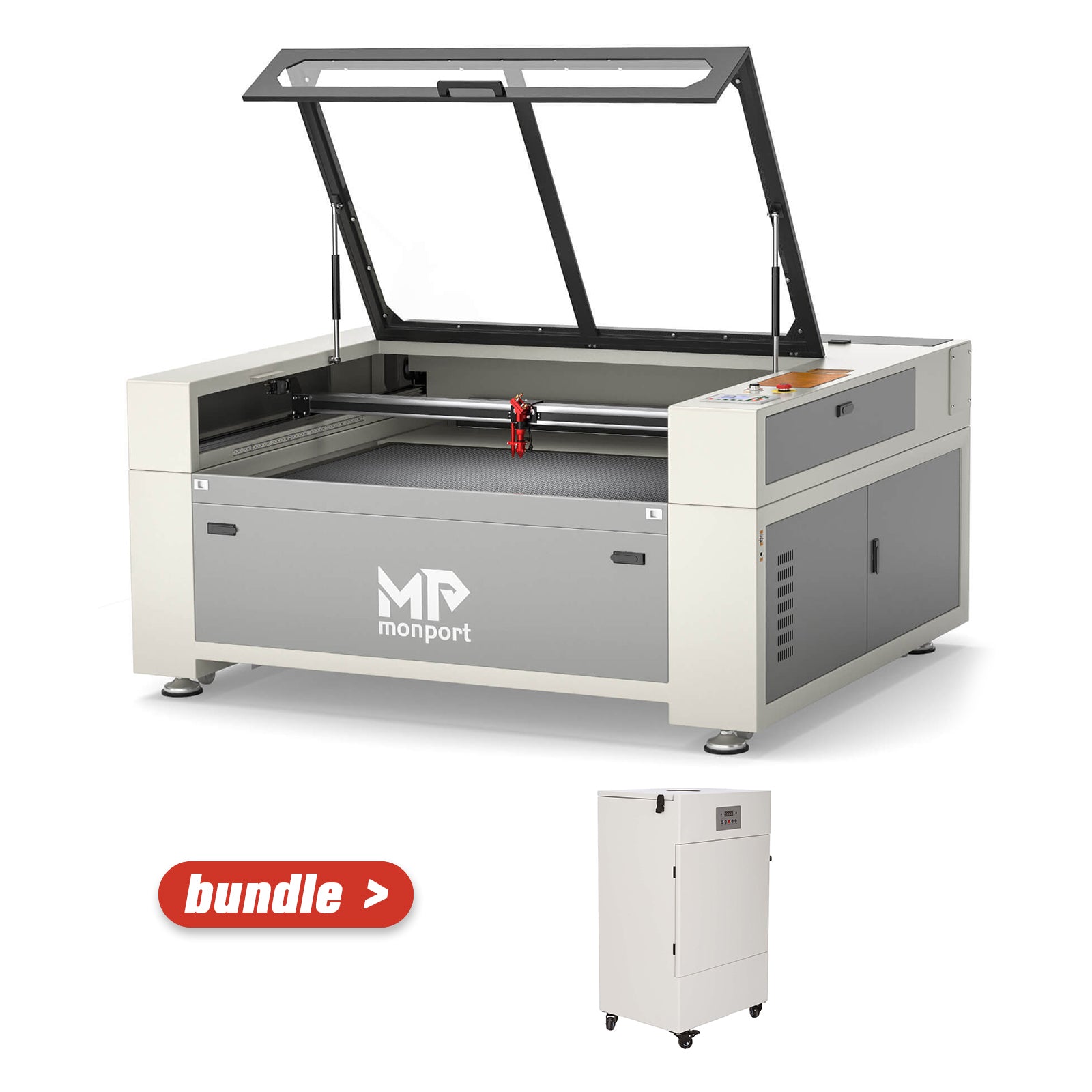 Monport 150W Built-in Chiller CO2 Laser Engraver & Cutter (64" x 40")