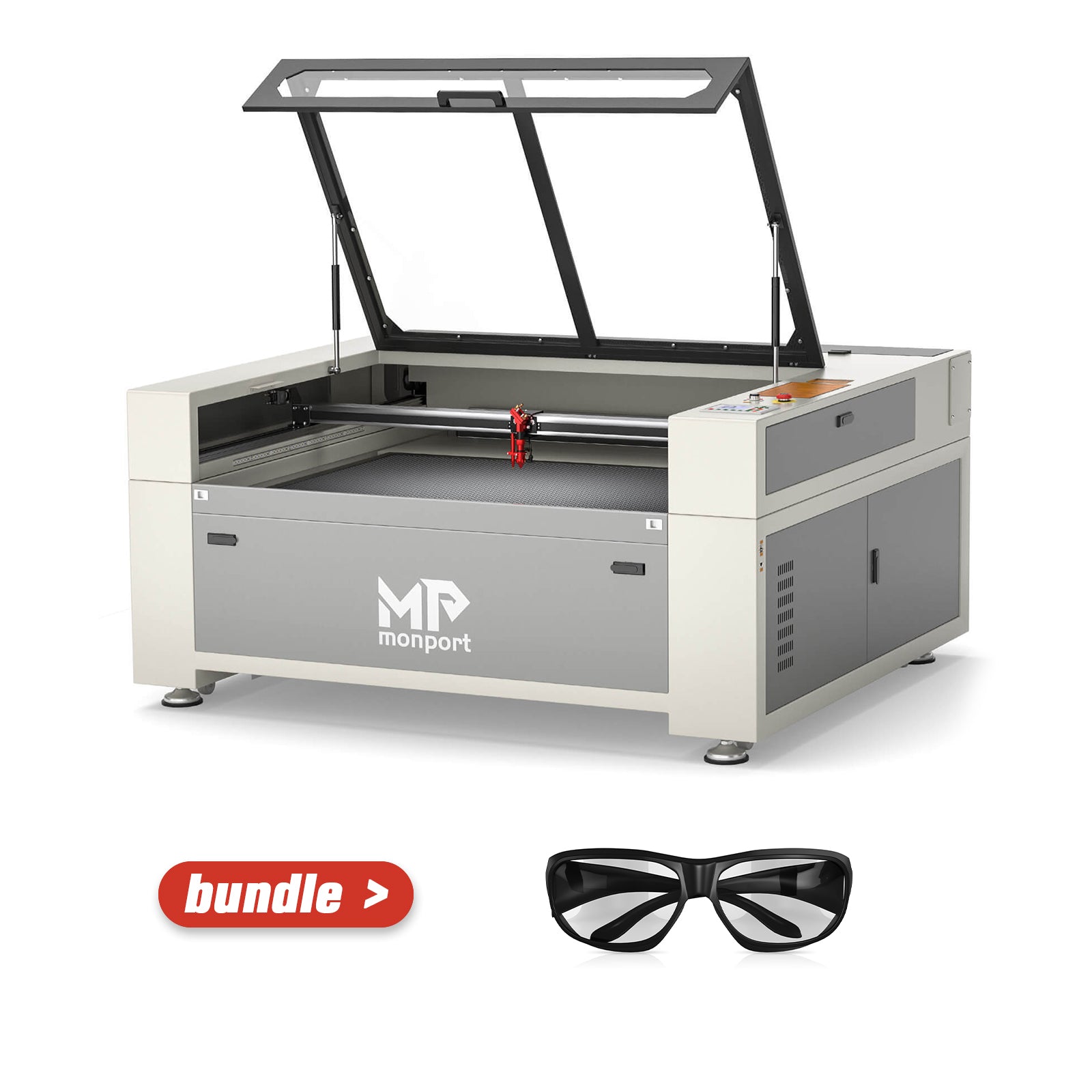 Monport 150W Built-in Chiller CO2 Laser Engraver & Cutter (64" x 40")