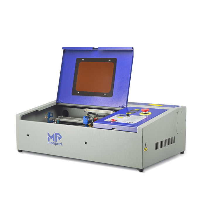 Monport 40W Pro Lightburn-Supported (12" X 8") CO2 Laser Engraver & Cutter with Air Assist