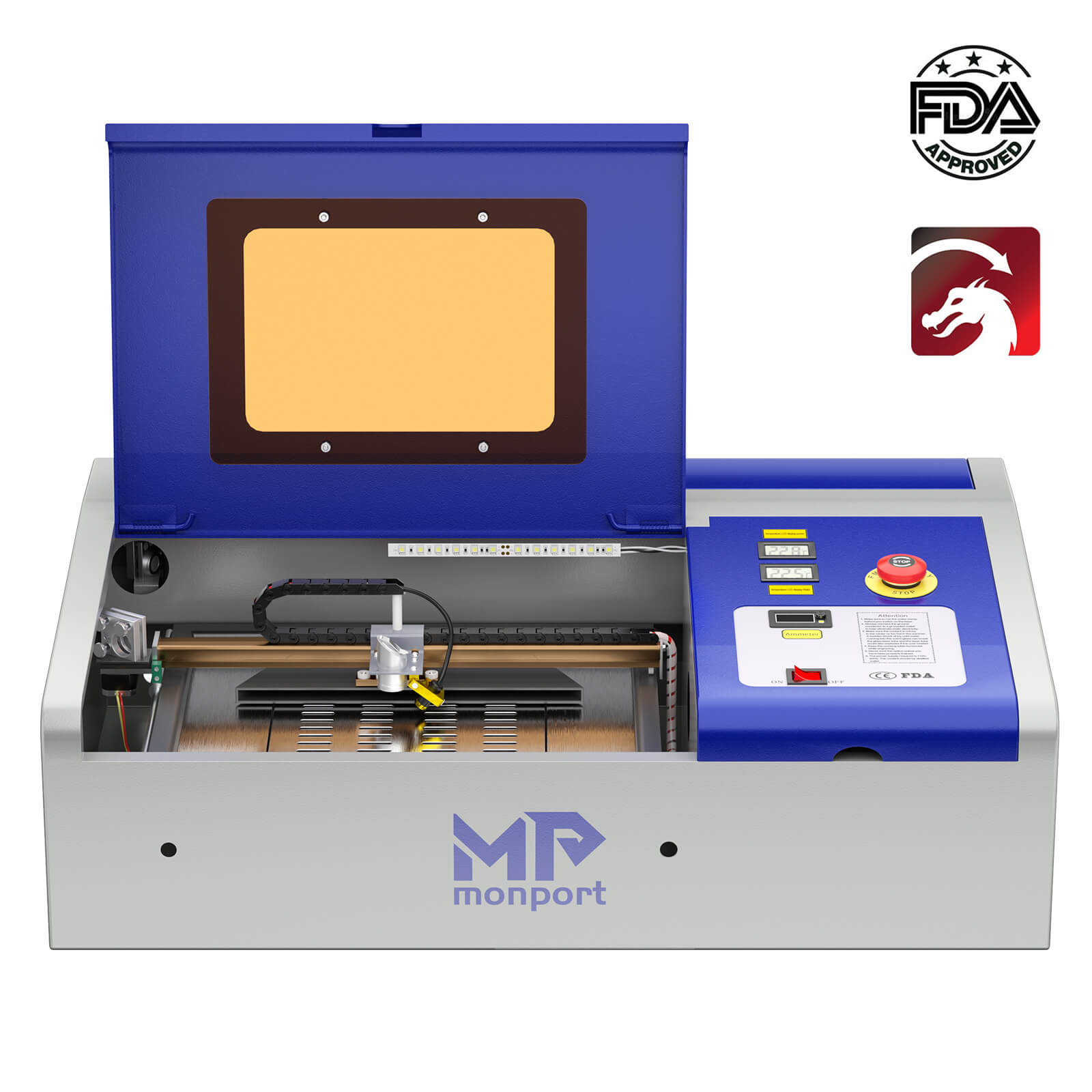 Monport 40W Pro Lightburn-Supported (12