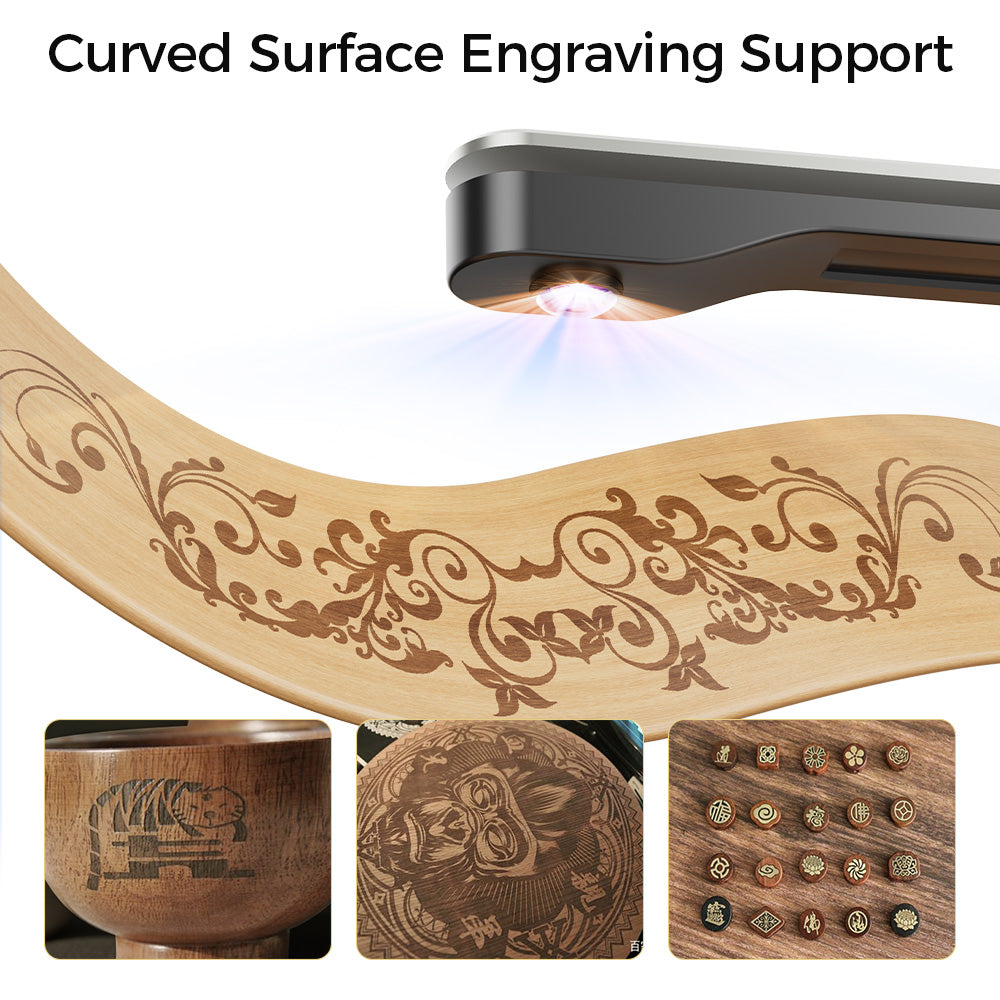 Curved Surface Engraving Support