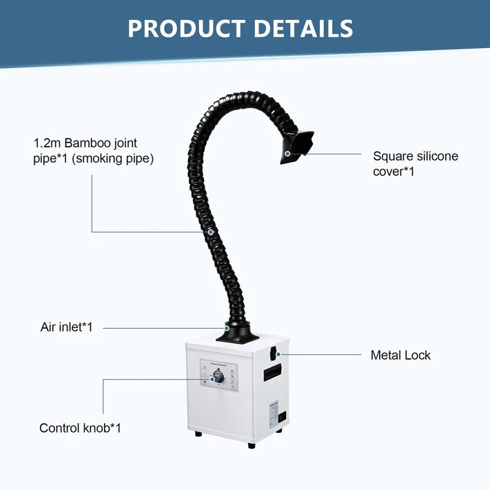 Monport 6L CW-5200 Industrial Water Chiller with Air Purifier Laser Fume Extractor