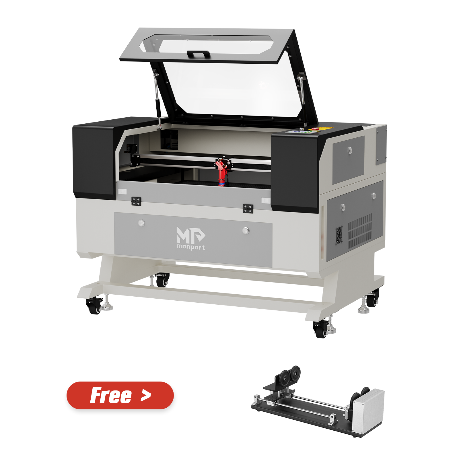 Monport 60W CO2 Laser Engraver & Cutter (28