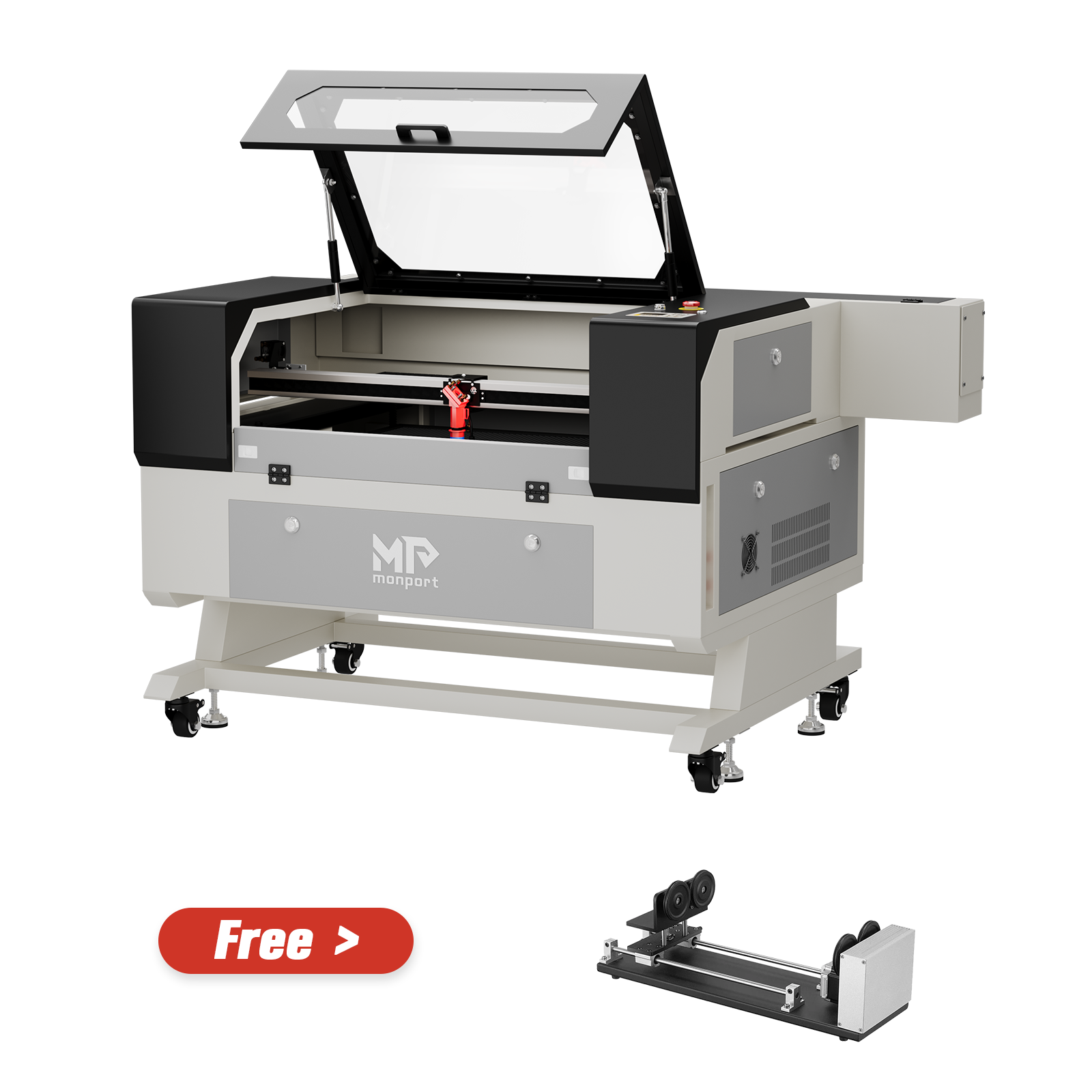 Monport 80W CO2 Laser Engraver & Cutter (28