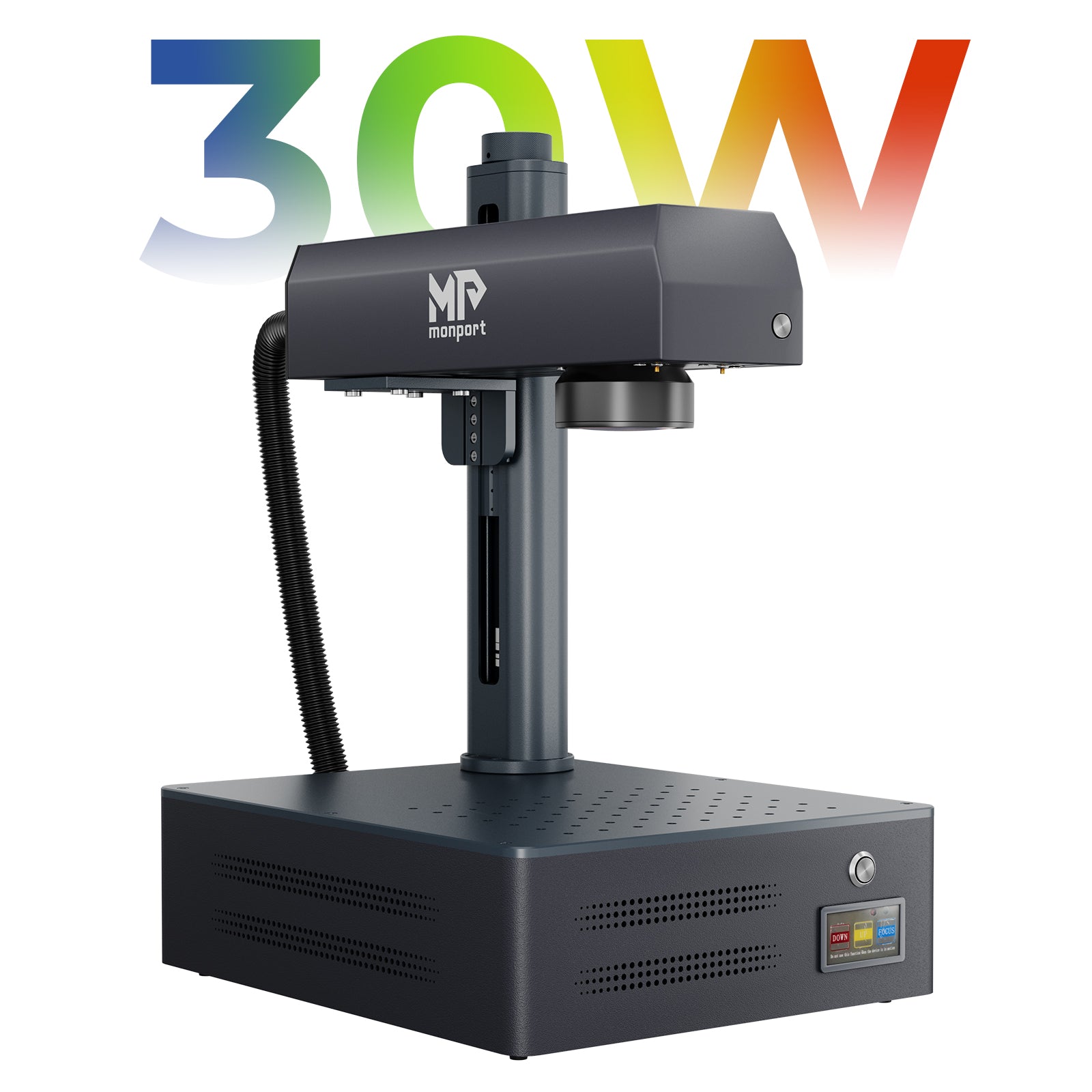 Monport GM 30W Pro Integrated JPT MOPA Fiber Laser Engraver & Marking Machine with AutoFocus