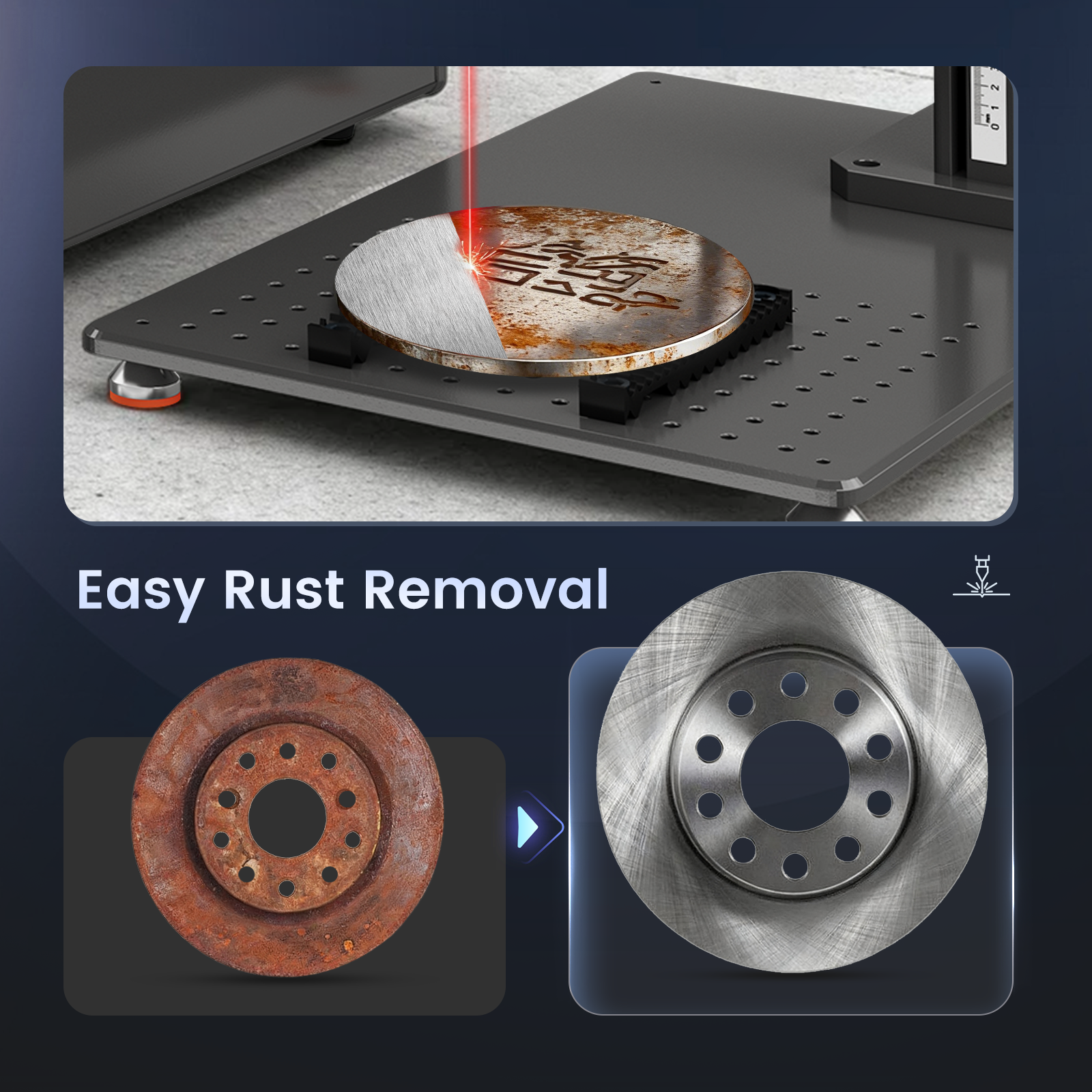 Monport GT 80W Split MOPA Fiber Laser Engraver & Color Marking Machine With AutoFocus