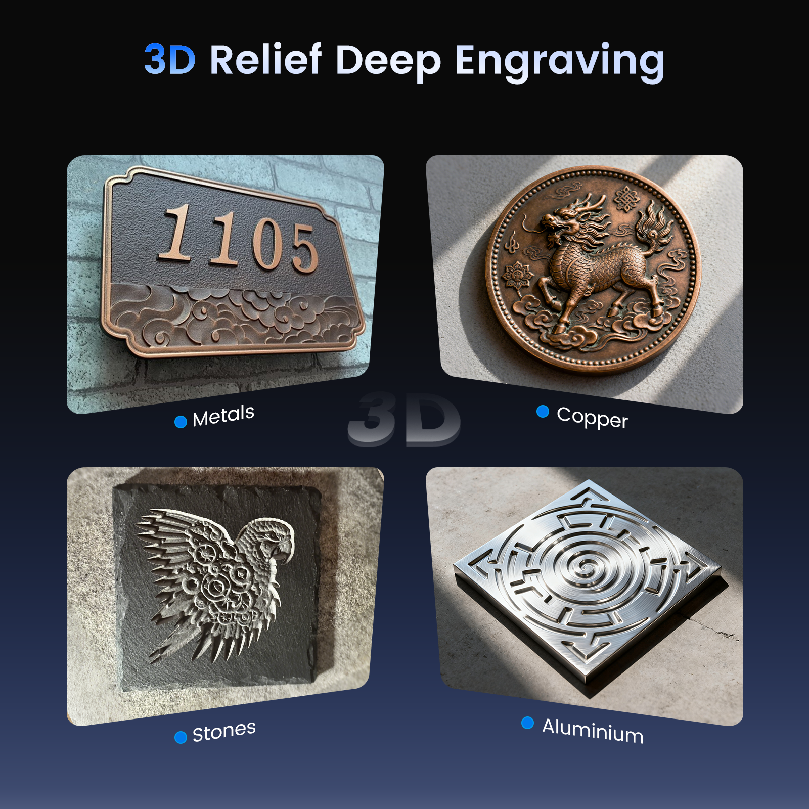 Monport GT 80W Split MOPA Fiber Laser Engraver & Color Marking Machine With AutoFocus