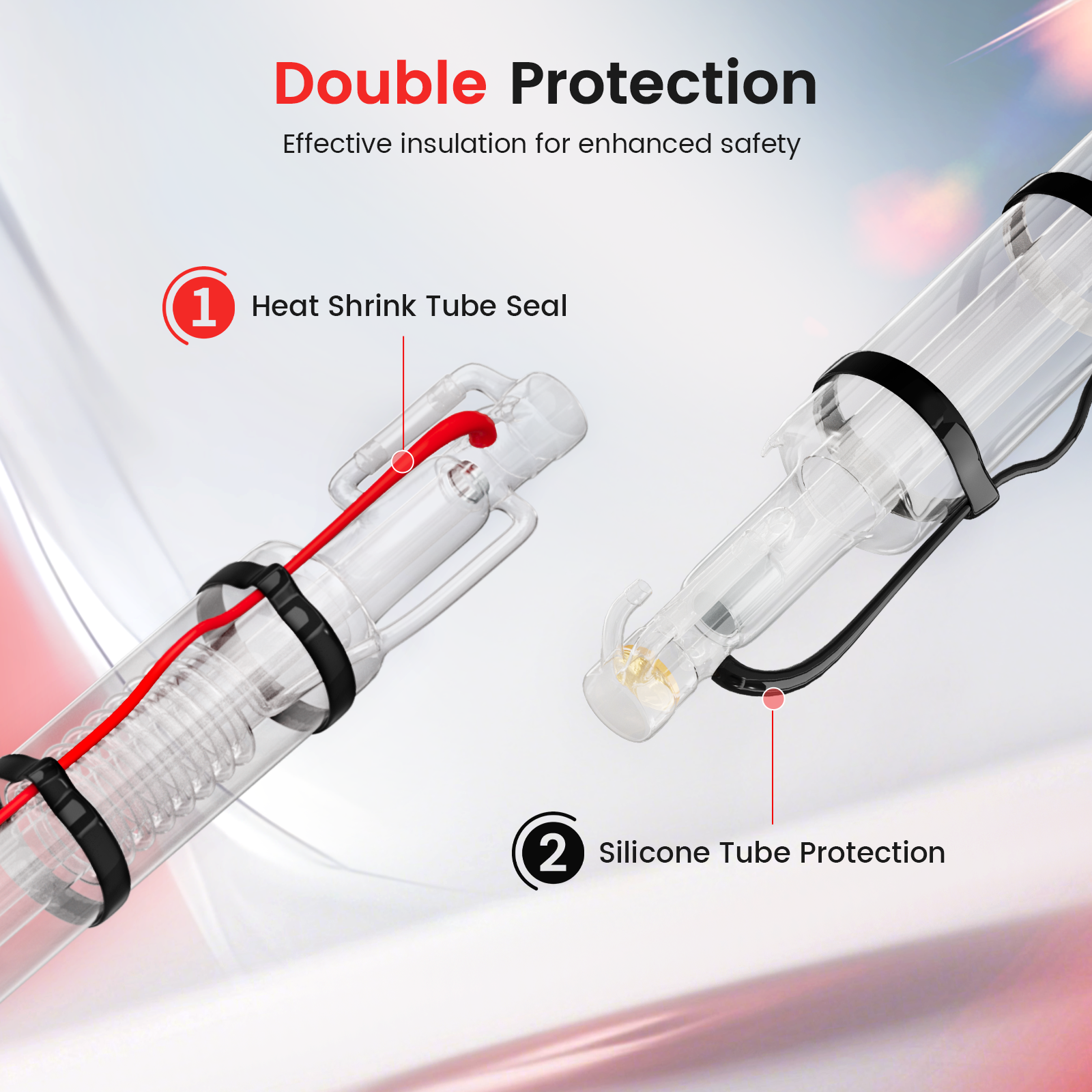 Monport 60W CO2 Laser Tube for Laser Engraver