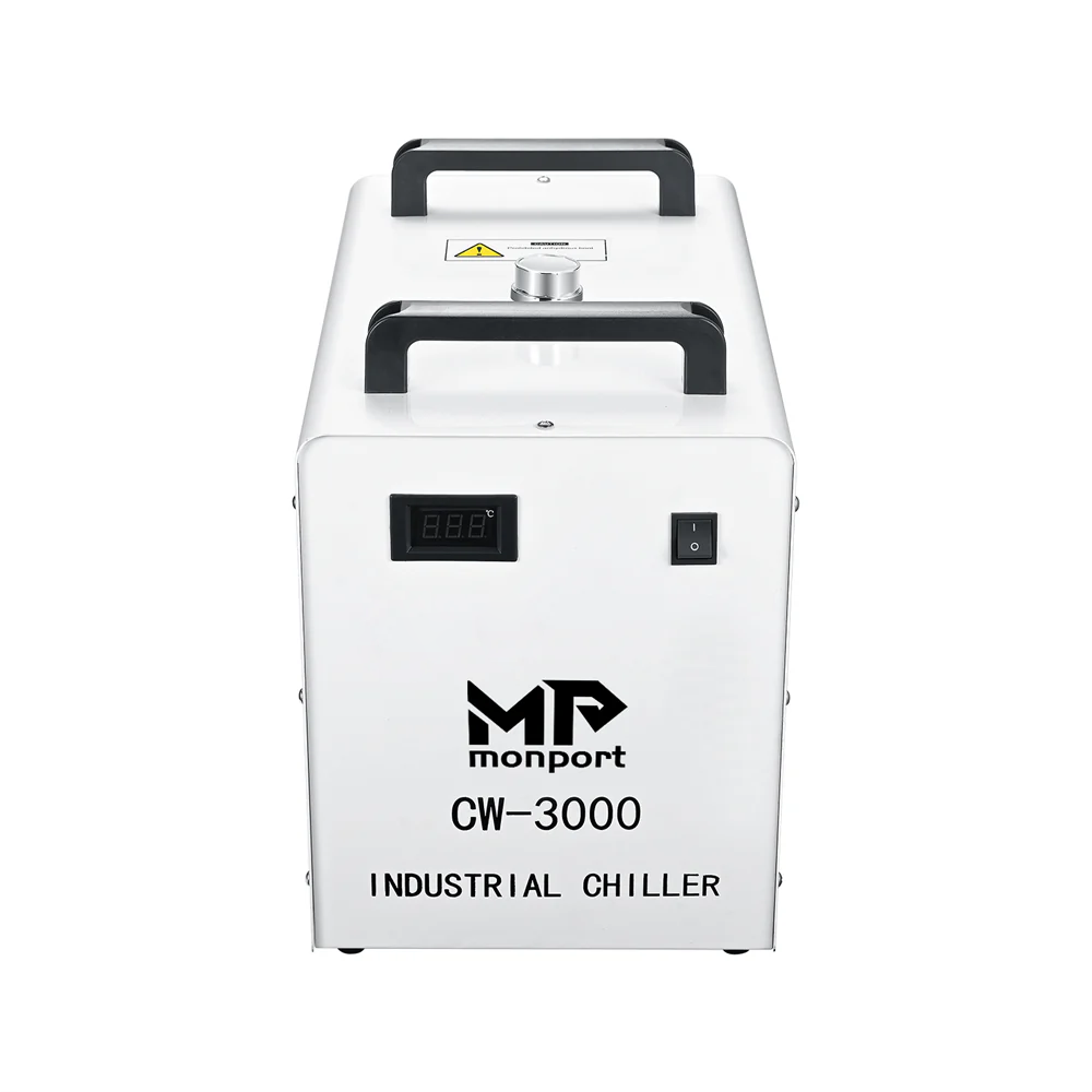Monport 9L CW-3000 Water Cooling System for 40W CO2 Laser Engraver with CO2 Antifreeze Laser Coolant