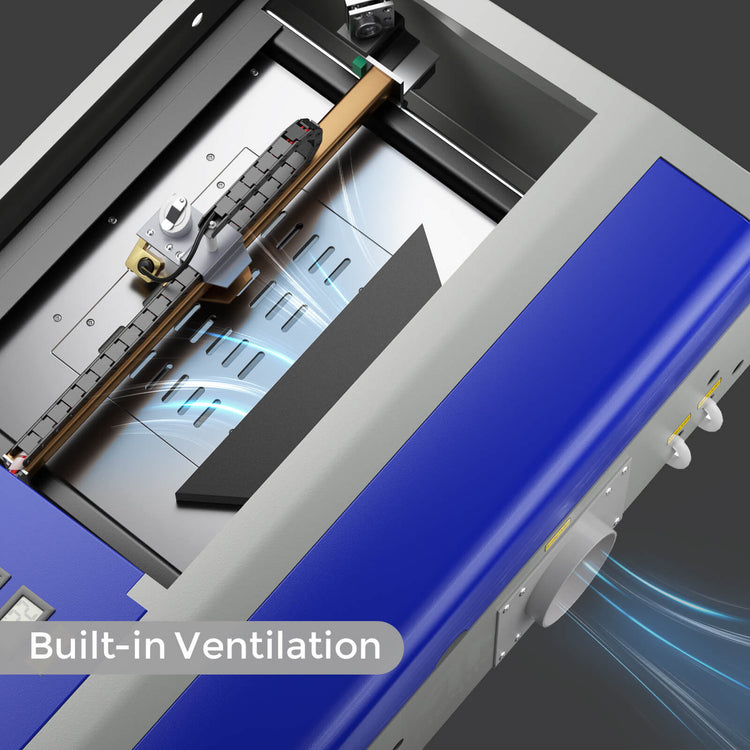 Monport 40W Lightburn-ready (12" X 8") CO2 Laser Engraver & Cutter with FDA Approval