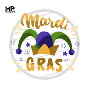 Laissez les bons temps rouler: Laser-Engraved Mardi Gras Wall Art