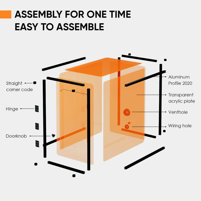 Monport Laser Engraver Enclosure for Integrated Fiber Laser