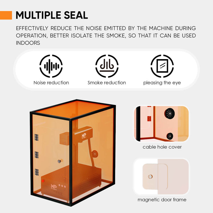 Monport Laser Engraver Enclosure for Integrated Fiber Laser