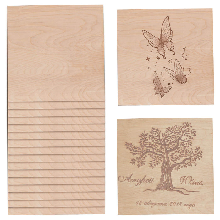 Monport Selected Birch Plywood for Laser Engravers and Cutters DIY Crafting