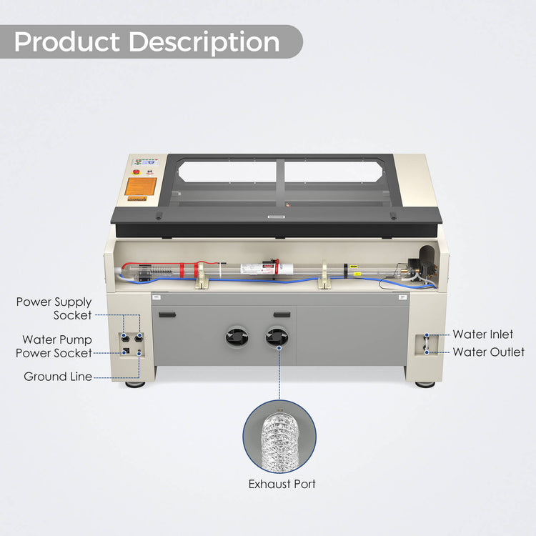 Special Offer | Monport 150W CO2 Laser Engraver & Cutter (64" x 40") with FDA Approved