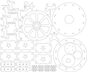 Magical Whirl: Laser-Engraved Carousel