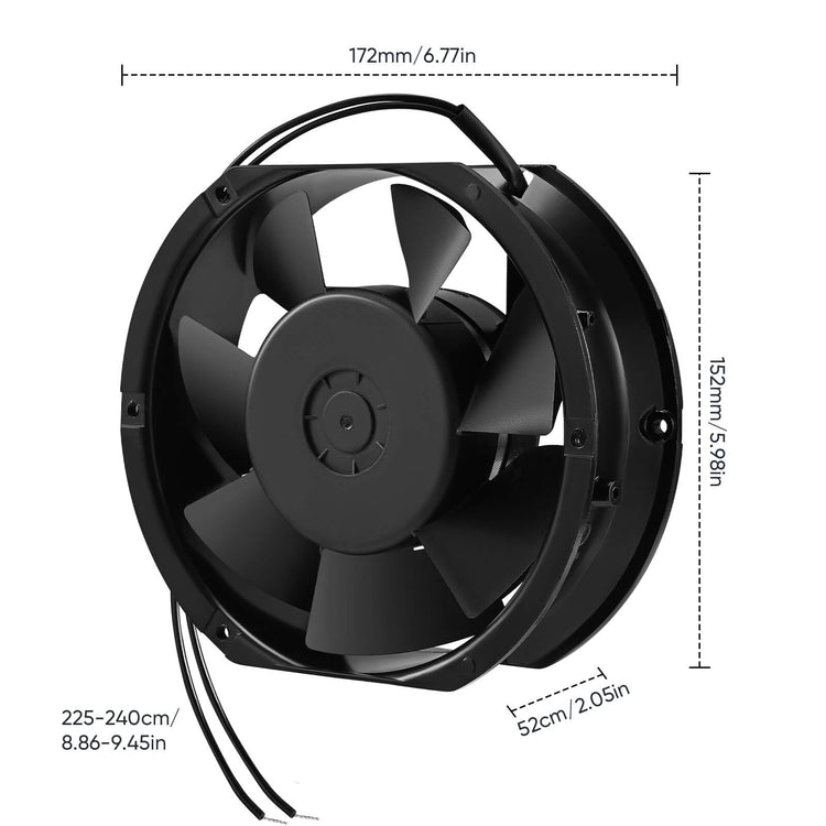 Monport CO2 Laser Exhaust Fan for 60W-150W CO2 Laser Engraver