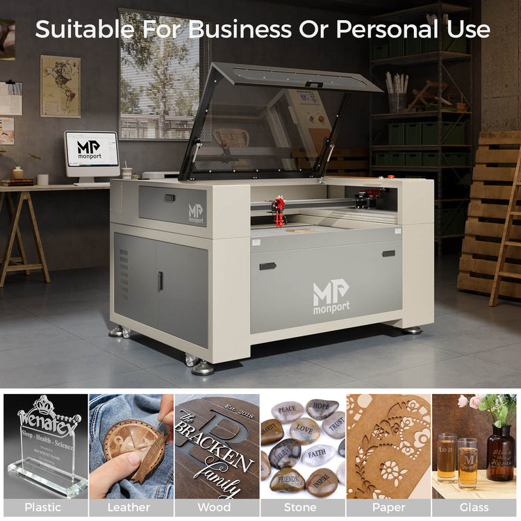 Special Offer | Monport 80W Built-in Chiller CO2 Laser Engraver & Cutter (36" x 24")