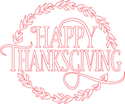 A Thankful Gathering: Laser-Engraved Thanksgiving