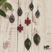 Wooden Eardrops Collection- CDR  File