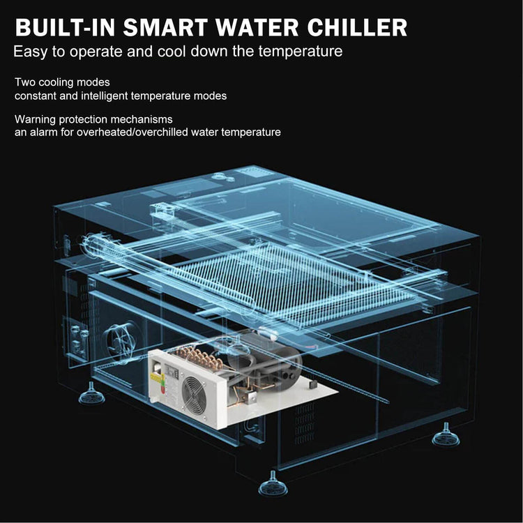 Monport 130W Built-in Chiller CO2 Laser Engraver & Cutter (55" x 35")