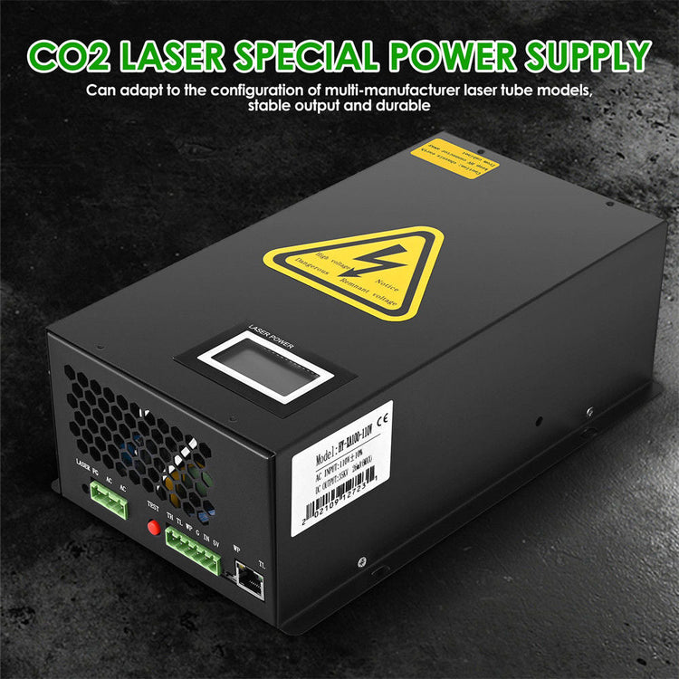 Monport 150W Laser Power Supply with Real-time Data for CO2 Laser Engraver