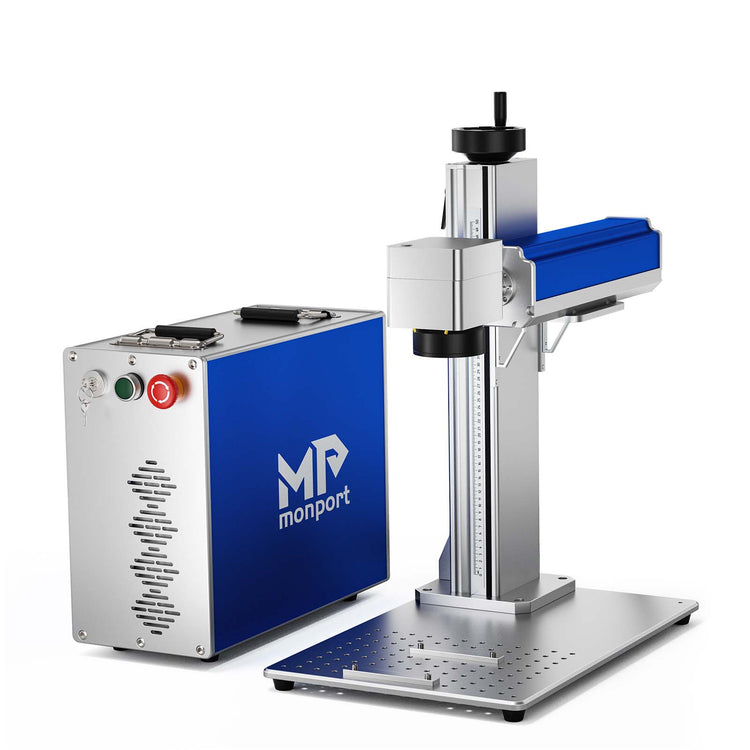 Monport GQ 20W (4.3" x 4.3") Fiber Laser Engraver & Marking Machine with FDA Approval